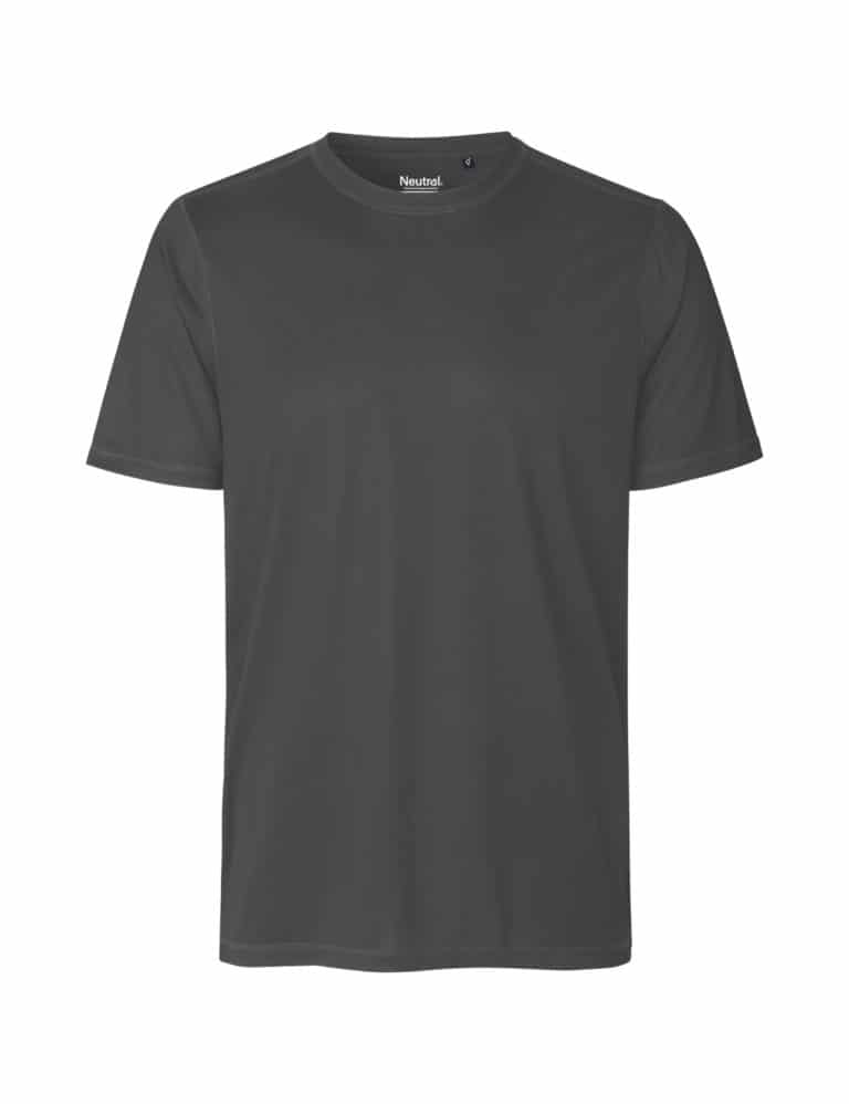 Denne t-skjorten er laget av 100% resirkulert polyester.