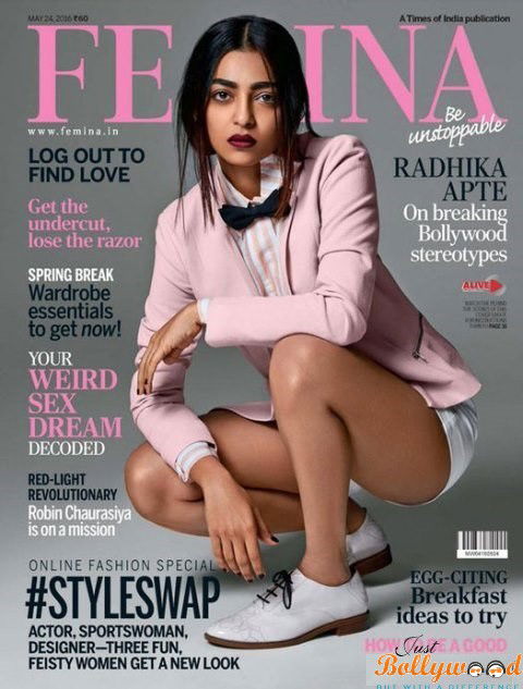 Catch Radhika Apte in Style at Femina Magazine Cover Page 1 radhika-apte-become-the- -covergirl-for-femina