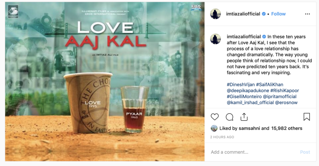 Love Aaj Kal Insta