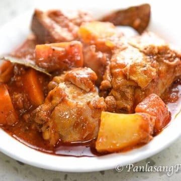 Basic Chicken Afritada Recipe - Panlasang Pinoy