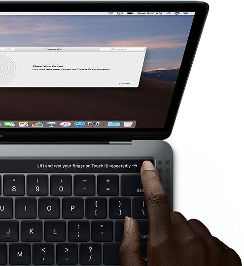 После обновления mac os не работает touch id