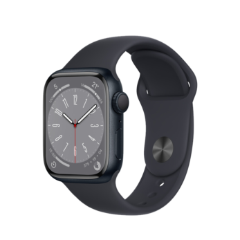 Apple Watch Series 8 Midnight Aluminium Case with Midnight Sport Band