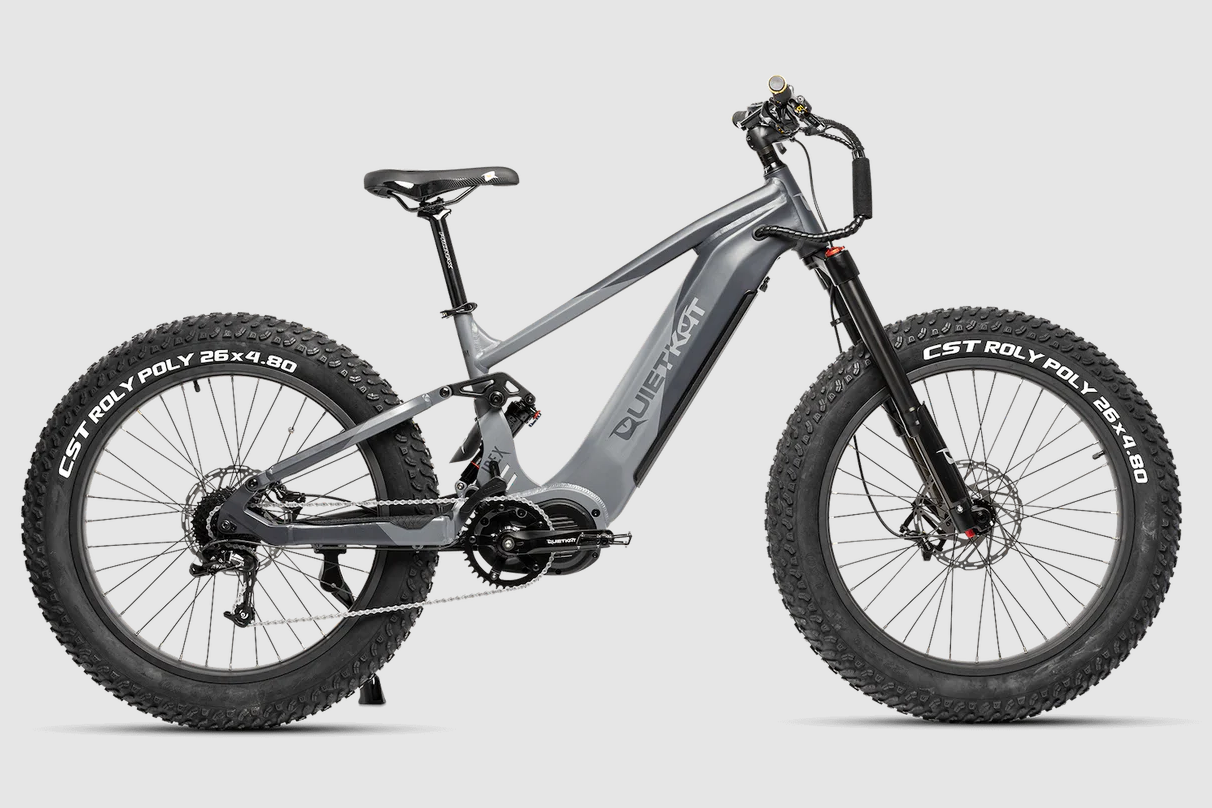 QuietKat Ibex Full Suspension Electric Hunting Bike