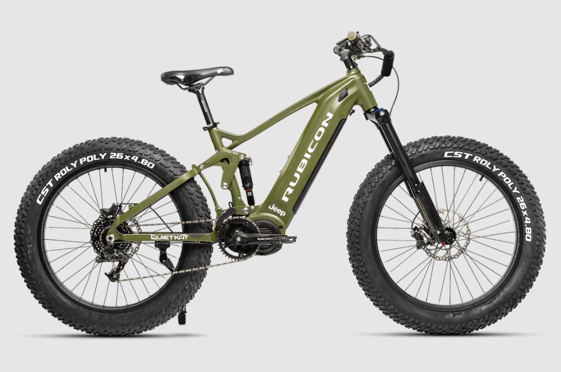 QuietKat Jeep® Rubicon Full Suspension Electric Hunting Bike
