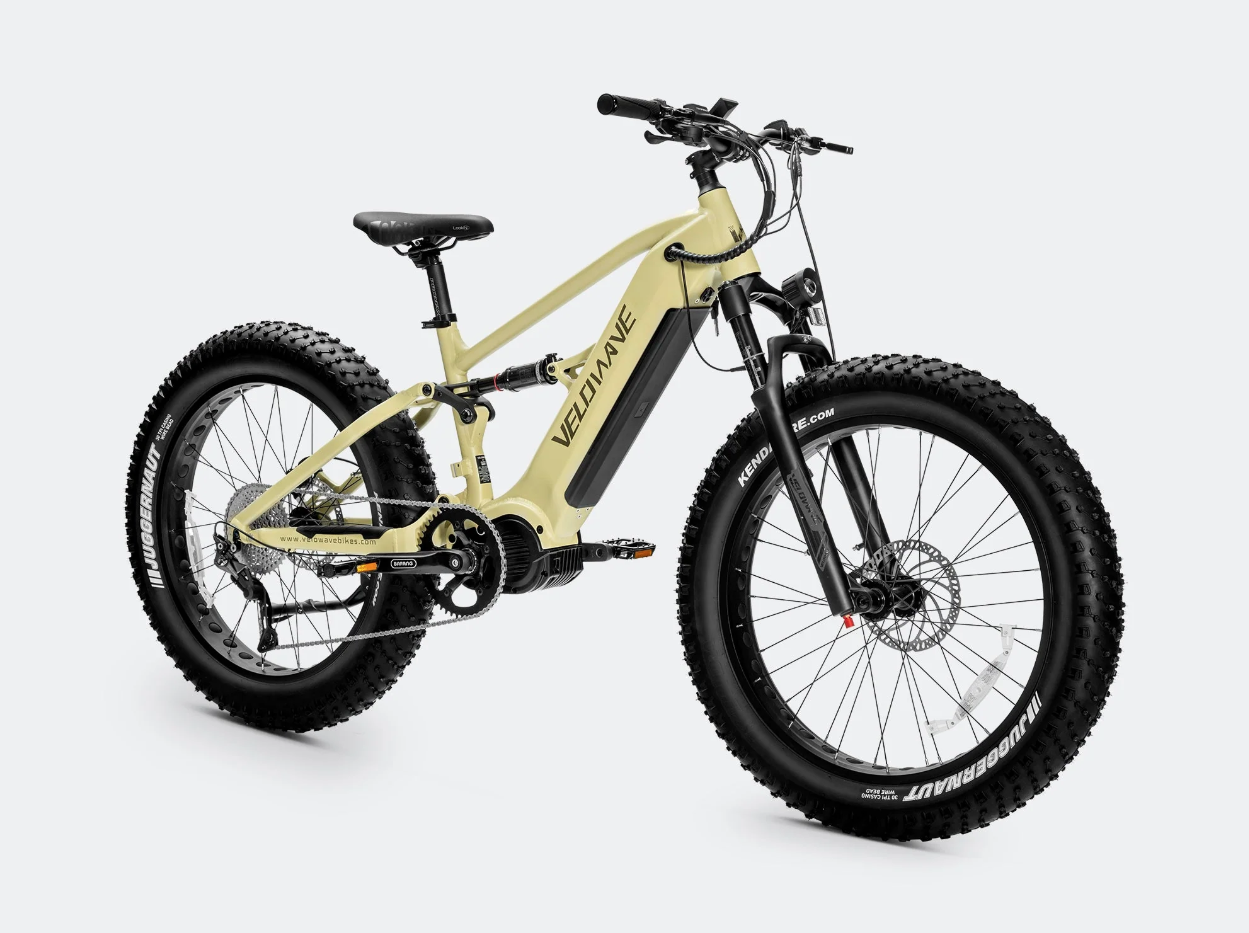 VELOWAVE Brawny XM 1000W Fat Tire Electric Mountain Bike