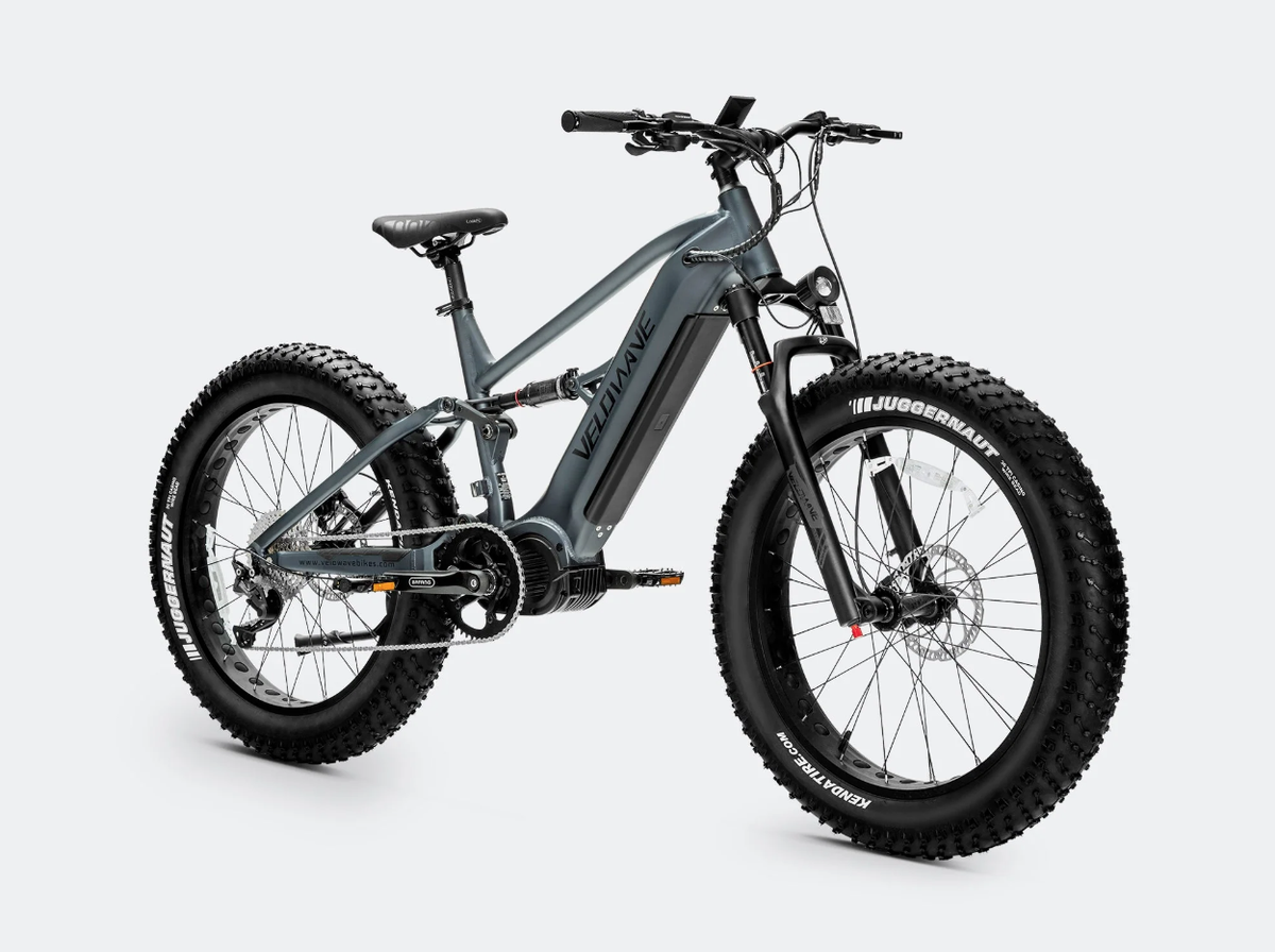 VELOWAVE Brawny XM 1000W Fat Tire Electric Mountain Bike