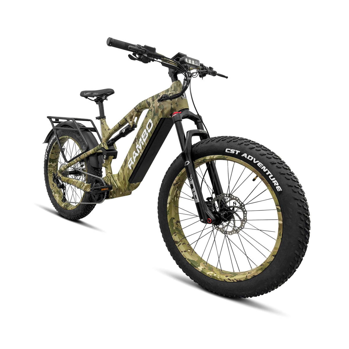 Rambo Dominator HD 1000W Full Suspension Electric Hunting Bike