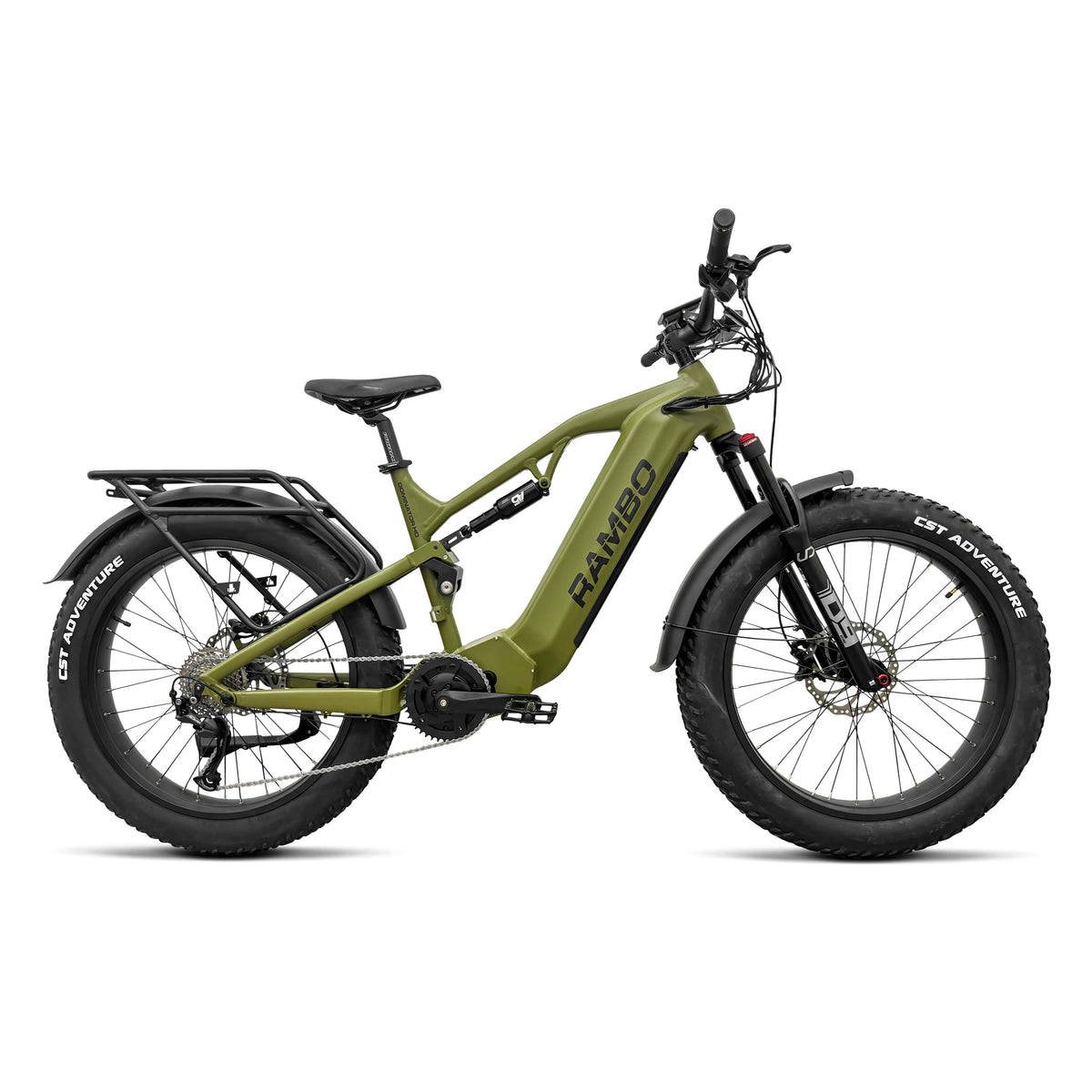 Rambo Dominator HD 1000W Full Suspension Electric Hunting Bike