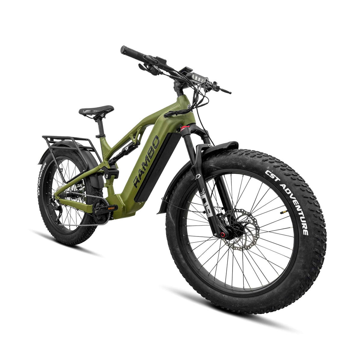 Rambo Dominator HD 1000W Full Suspension Electric Hunting Bike