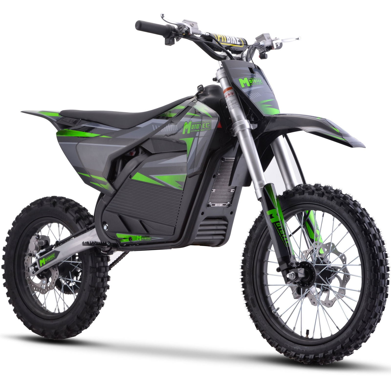 MotoTec 72V Pro Electric Dirt Bike 5000W Lithium Green