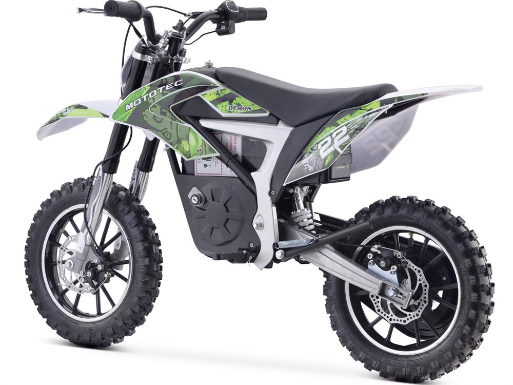 Mototec 36v electric dirt bike 500w lithium blue 2025