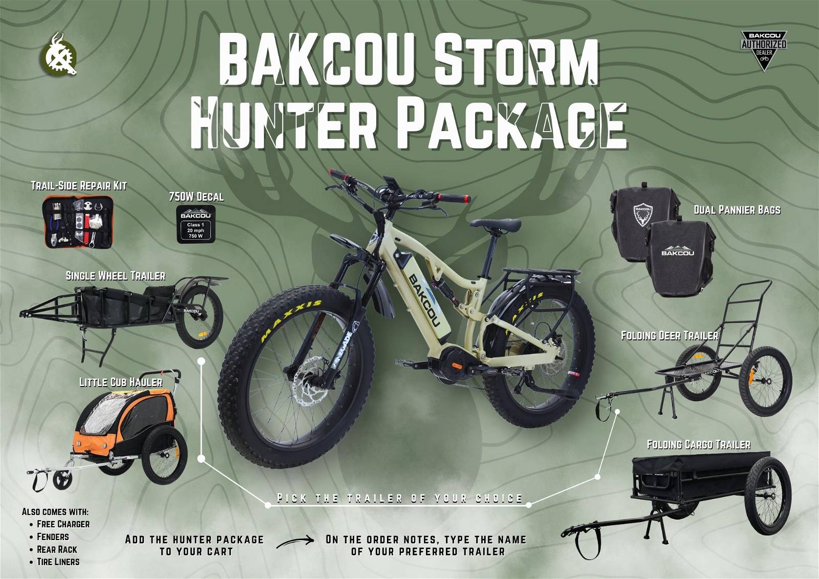 BAKCOU Storm Large Frame Hunter Package