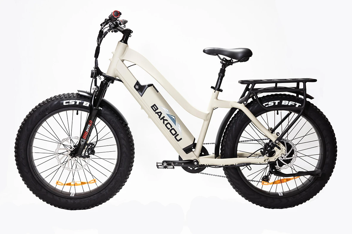 BAKCOU Flatlander Step-Through 24&quot; Electric Hunting Bike