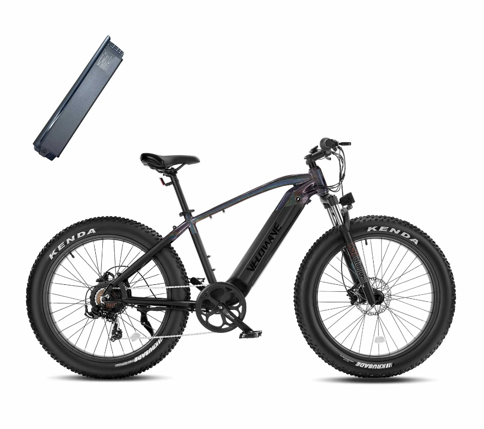 Velowave Ranger Fat Tire Electric Bike Star Black