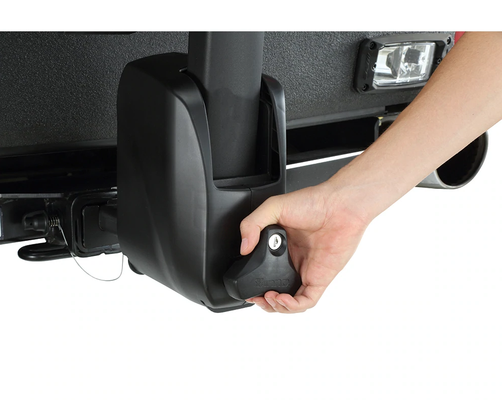 Single bike tow bar rack top