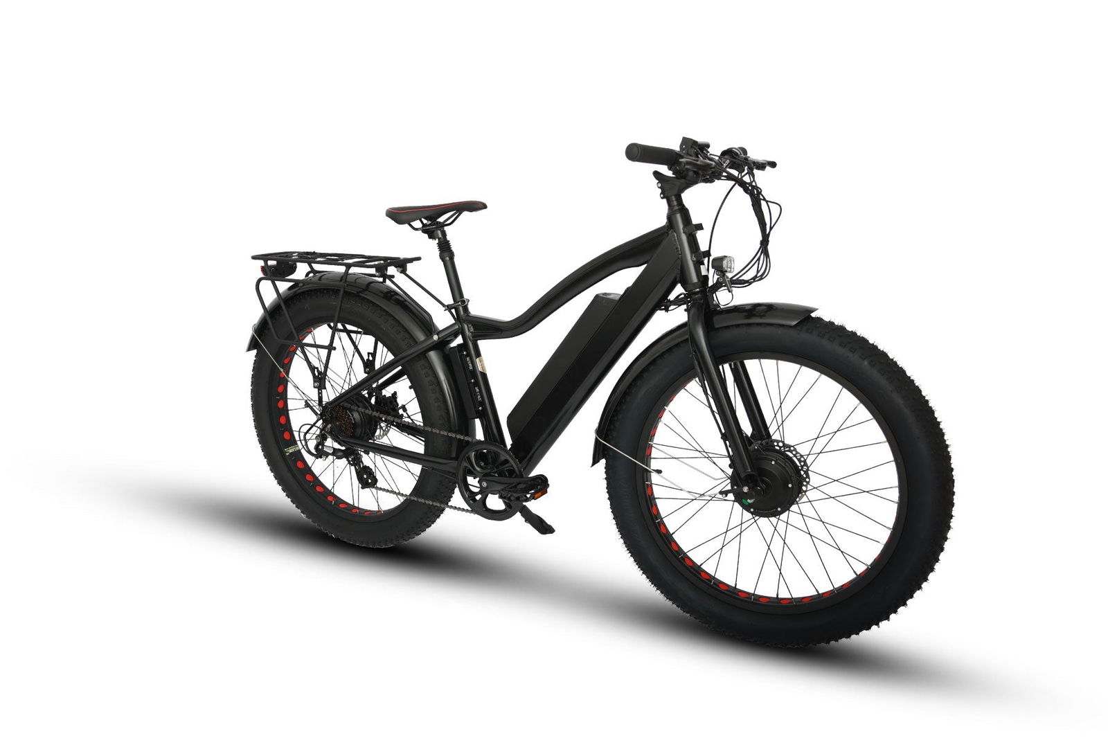 All wheel drive electric fat shop bike