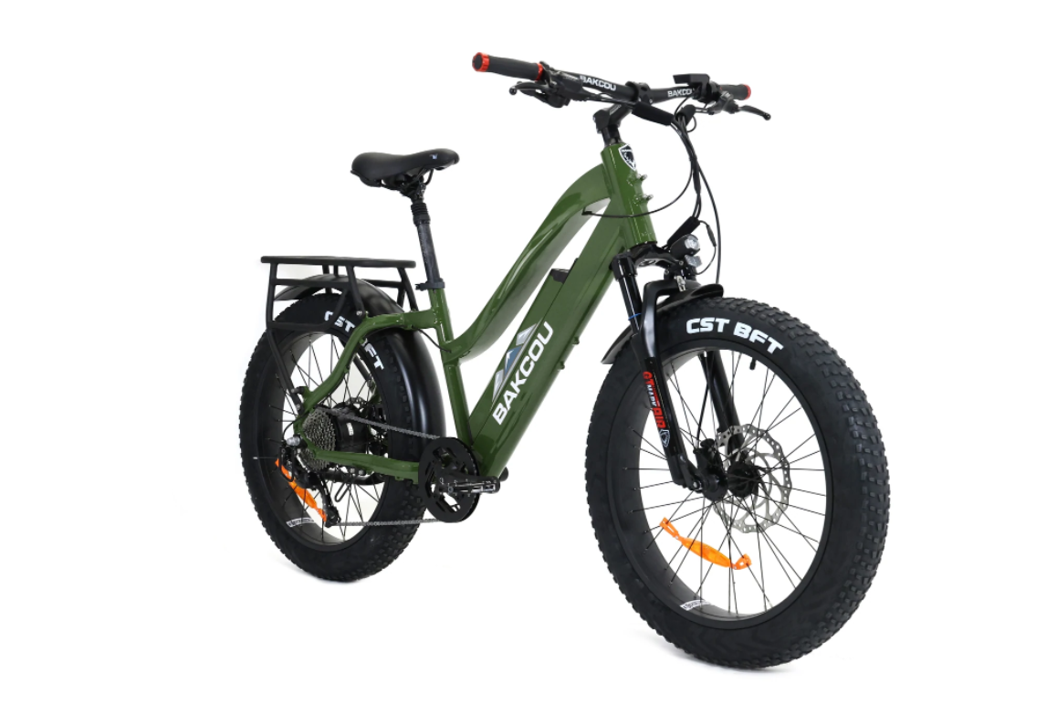 BAKCOU Flatlander Step-Through 24&quot; Electric Hunting Bike