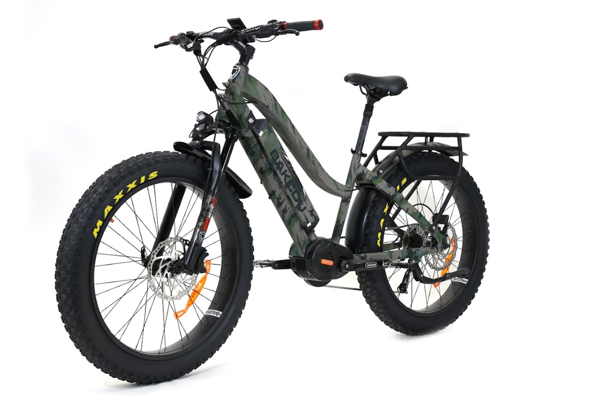 BAKCOU Mule Step Through 26&quot; Electric Hunting Bike