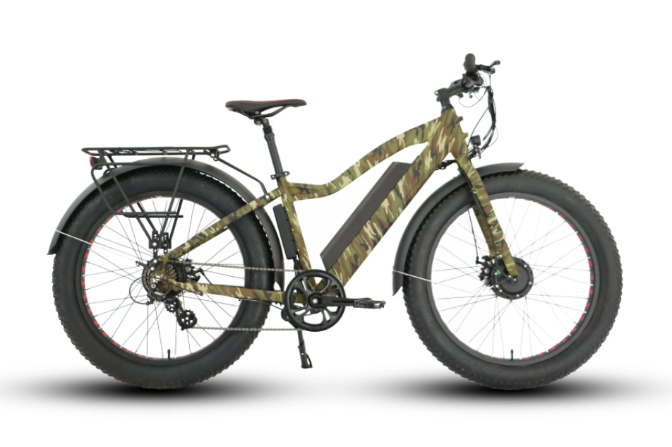 EUNORAU FAT AWD 250W 350W All Wheel Drive Electric Fat Tire Bike