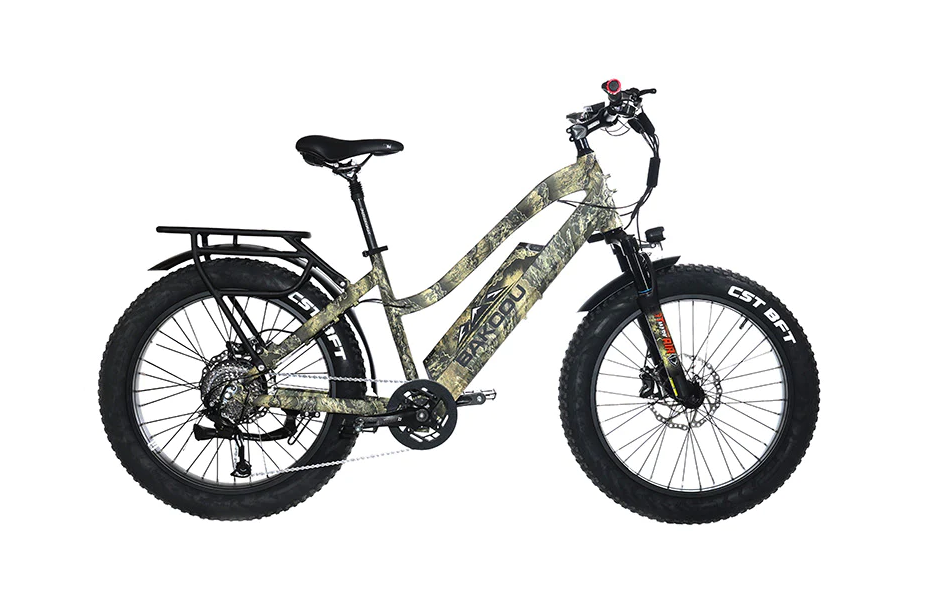BAKCOU Flatlander Step-Through 24&quot; Electric Hunting Bike