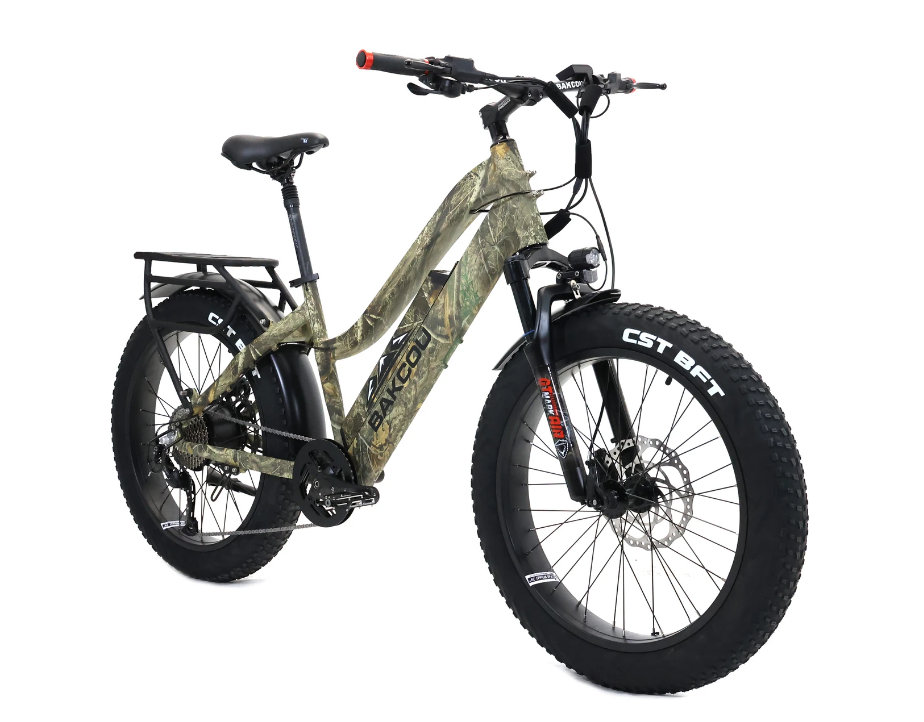 BAKCOU Flatlander Step-Through 24&quot; Electric Hunting Bike