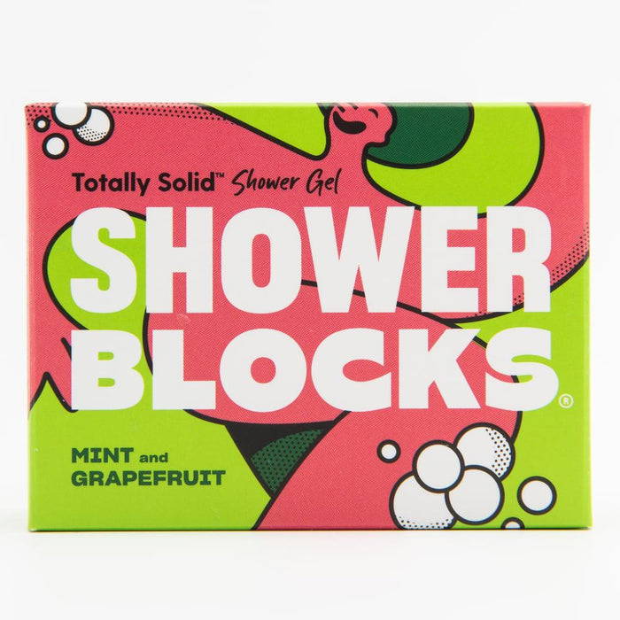 Mint and Grapefruit Shower block packaging
