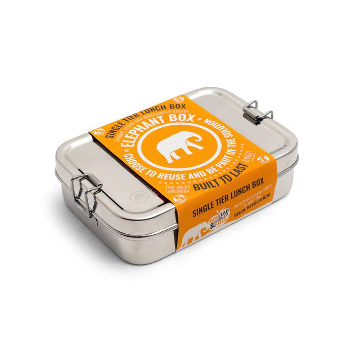 Small Single Tier Lunchbox - Elephant Box