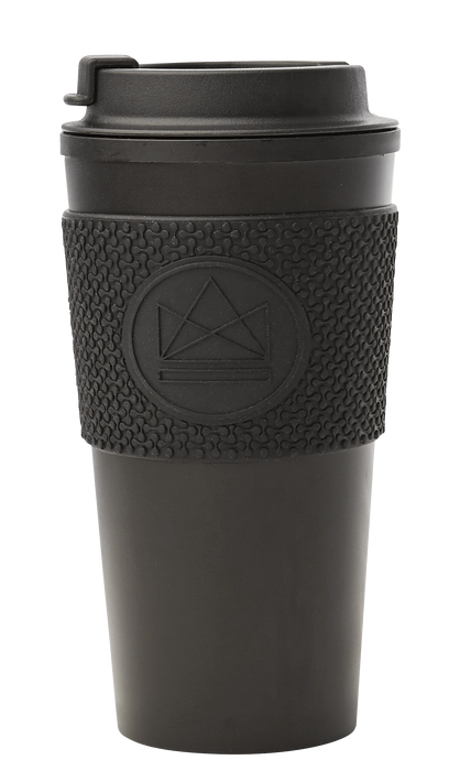 Neon Kactus Coffee Cup Double Walled Coffee Cups - Black Travel Mug