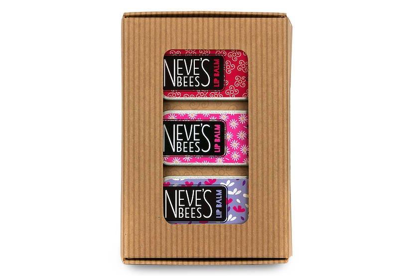 Spring Florals Organic Beeswax Lip Balm Gift Set