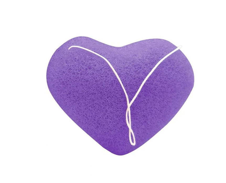 Konjac Heart sponge