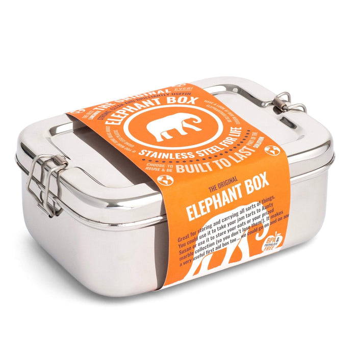 Large Stainless Steel Lunchbox - Elephant Box